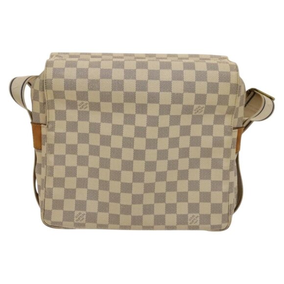 LOUIS VUITTON Damier Azur Naviglio Shoulder Bag N51189 LV Auth 131659 - Picture 3 of 16